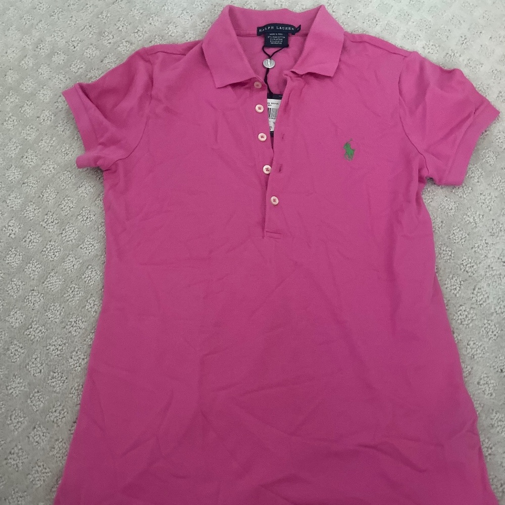 Pink Ralph Lauren shirt
